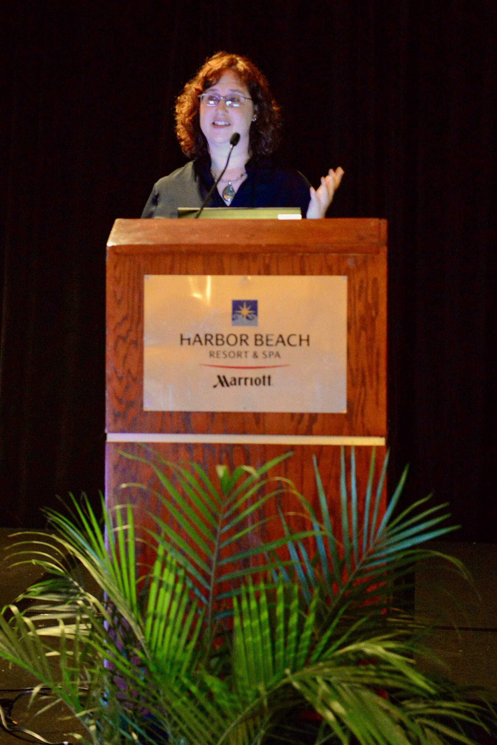 Stacey Tannenbaum presenting at ACoP 2013- photo credit Brian Corrigan