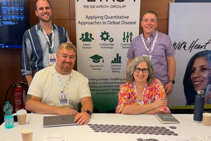 Stacey Tannenbaum, Seth Green, Mike Castillo, and Matt Riggs representing Metrum Research Group at PAGE 2024